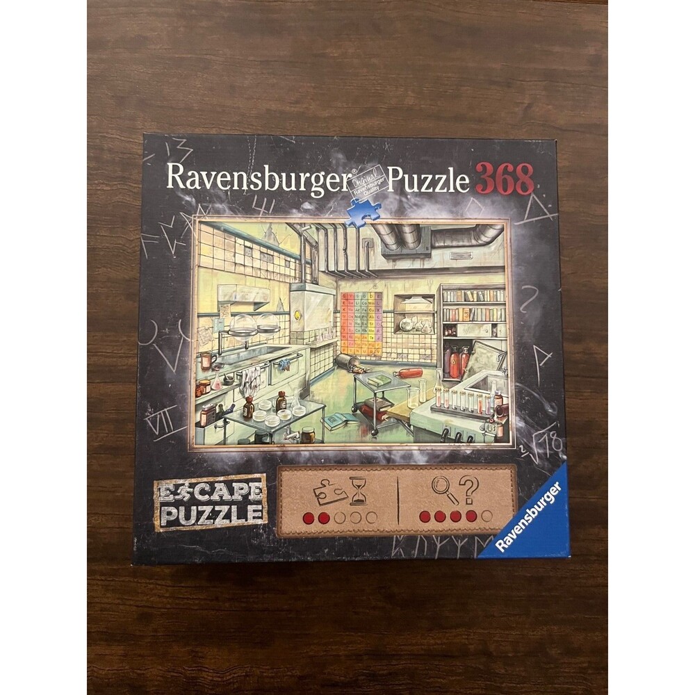 Ravensburger Puzzle 368 piece Escape Chemistry Lab
